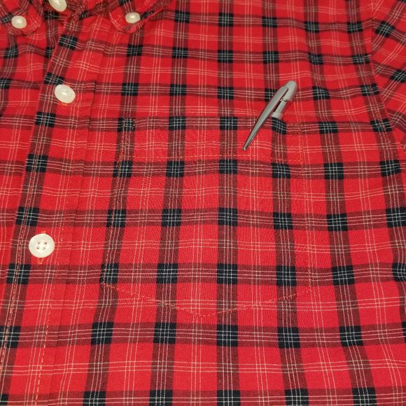 OLD NAVY Boys Built in Flex Shirt Size L (10-12) - Picture 7 of 8